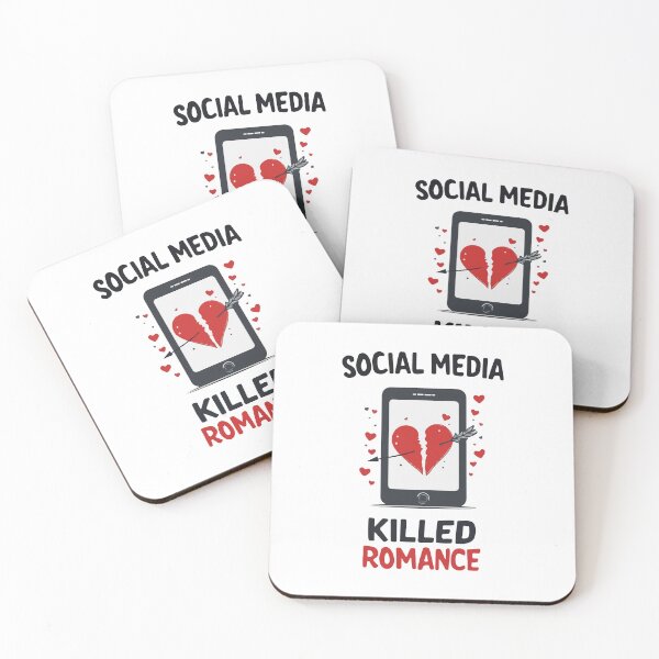 Item preview, Social Media Killed Romance designed and sold by HandicraftArt.