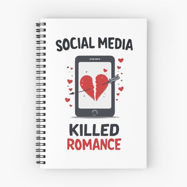 Item preview, Social Media Killed Romance designed and sold by HandicraftArt.