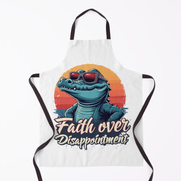 Item preview, Faith Over Disappointment, Crocodile Sporting Sunglasses Art designed and sold by Faithloveshop.