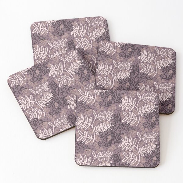 Item preview, Folk Art Leaves In Earth Tones designed and sold by Jodi Mahaffey.