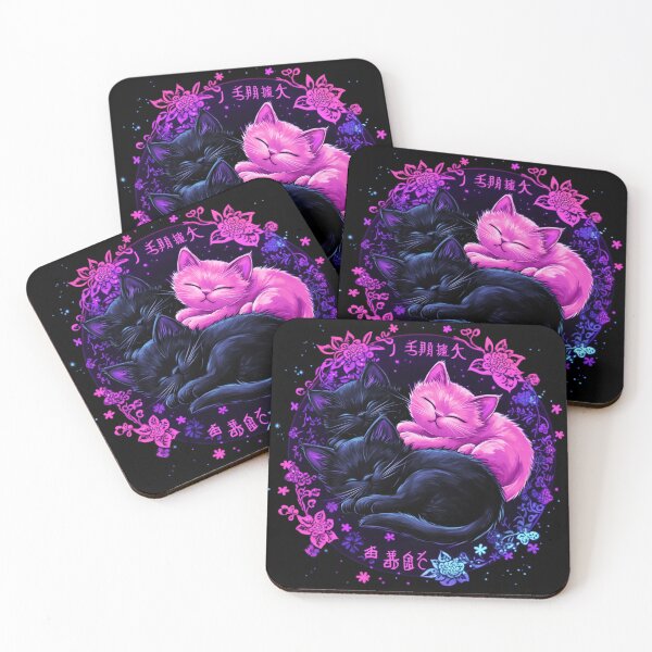 Item preview, Cartoon Japanese Cats designed and sold by Nocturne  Paws.