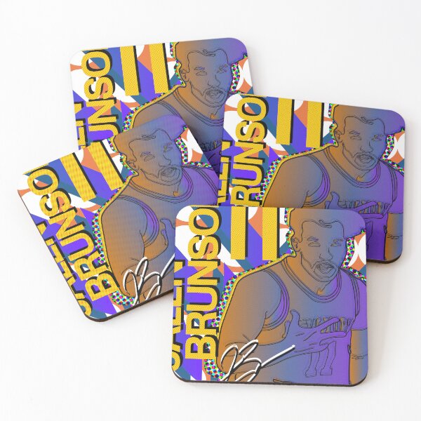 Item preview, Jalen Brunson Abstract Design designed and sold by TransientArt11.
