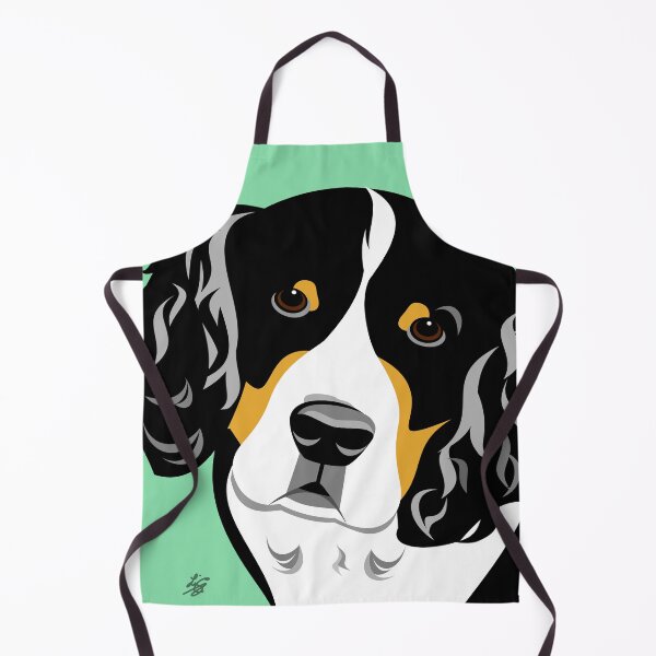Artikelvorschau, Berner Sennenhund Illustratives Portrait entworfen und verkauft von studioart.