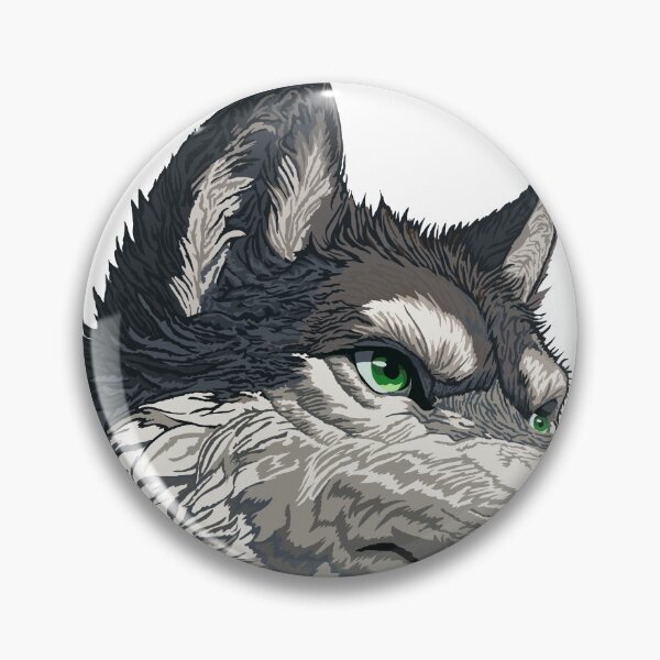 Artikelvorschau, Wolfskopf entworfen und verkauft von KlakkDrawsStuff.