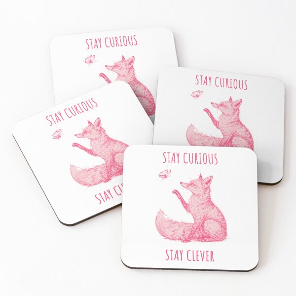 Item preview, Stay Curious Stay Clever - Fox Animales designed and sold by Wildom.