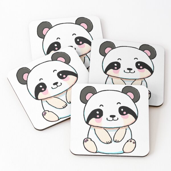 Item preview, Kawaii Round Panda designed and sold by CuteAndAesthetic.