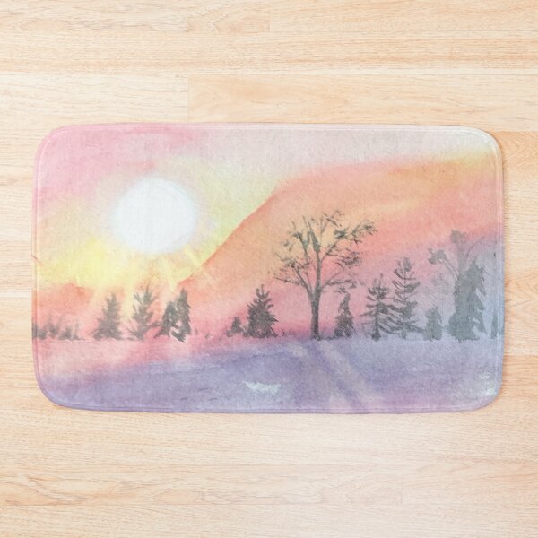Item preview, Watercolor sunset designed and sold by NathBros.