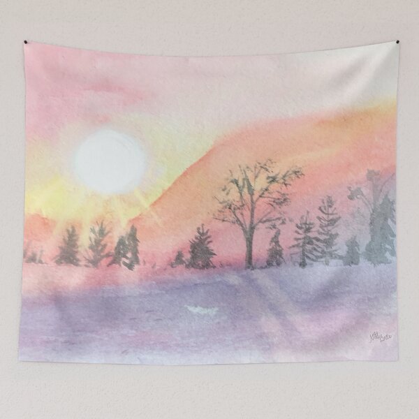 Item preview, Watercolor sunset designed and sold by NathBros.