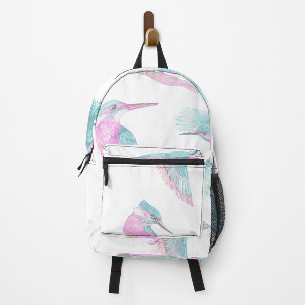 Item preview, Kingfisher Birds in Flight and Perched in Green and Violet designed and sold by BiRoMaConcept.