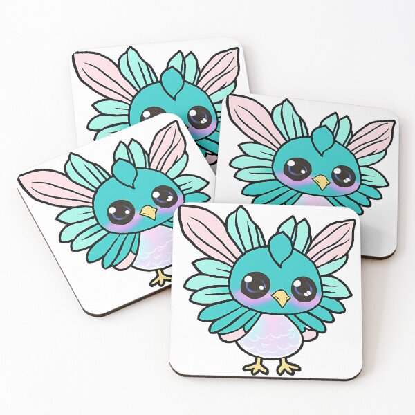 Item preview, Kawaii Peacock designed and sold by CuteAndAesthetic.