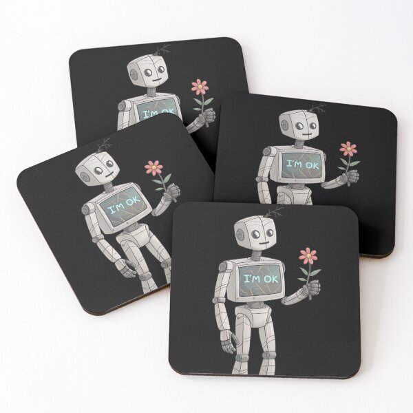 Item preview, I'm OK Broken Robot designed and sold by SignumShop.