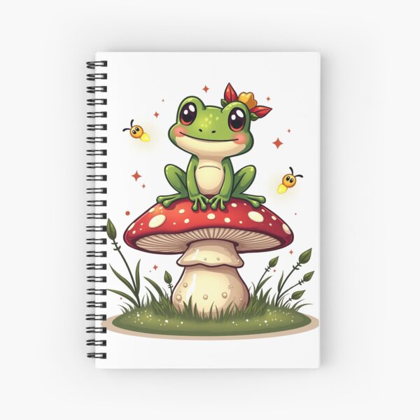 Artikel-Vorschau von Süßer Frosch auf Pilz, designt und verkauft von Bulwshop.