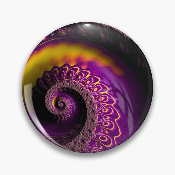 Item preview, Glowing Purple and Gold Spiral designed and sold by Elisabeth Lucas.
