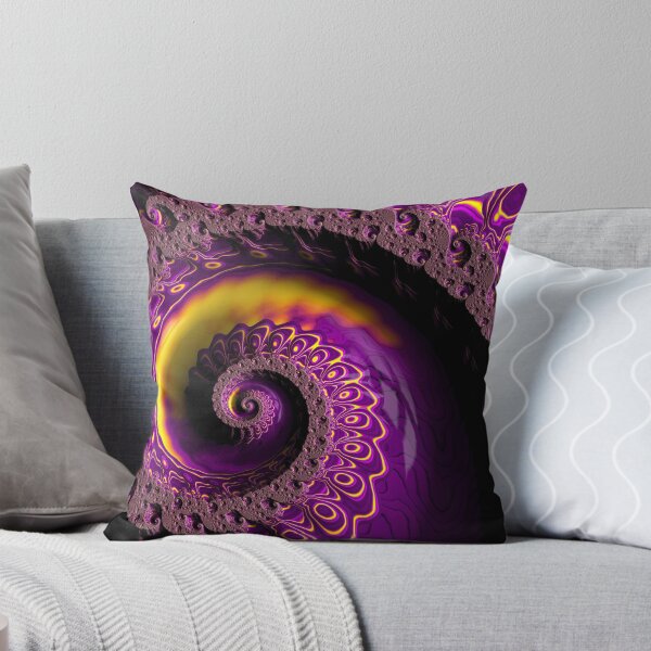 Item preview, Glowing Purple and Gold Spiral designed and sold by Elisabeth Lucas.
