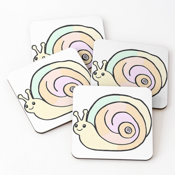 Item preview, Kawaii Snail designed and sold by CuteAndAesthetic.