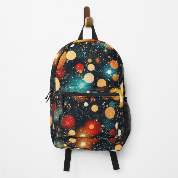 Item preview, Vibrant glowing circles with festive color patterns designed and sold by Piotrek0001.