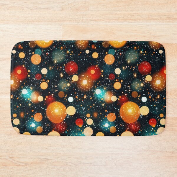 Item preview, Vibrant glowing circles with festive color patterns designed and sold by Piotrek0001.