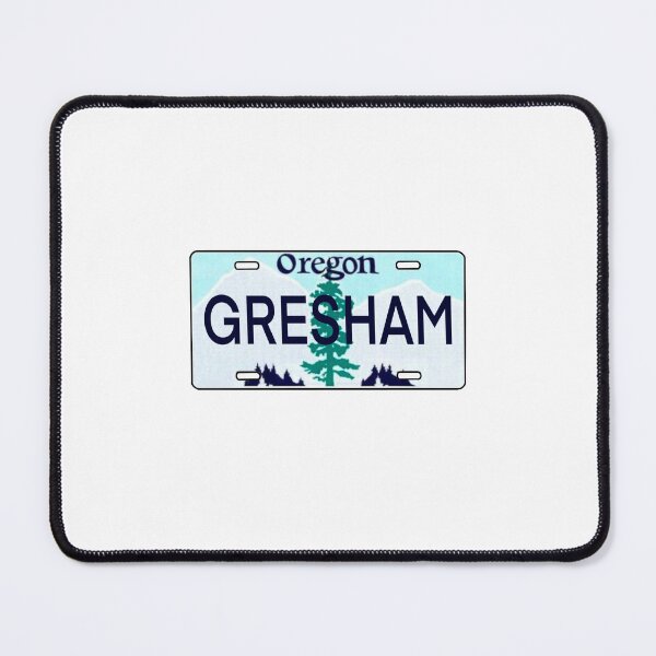 Item preview, Gresham Oregon License Plate designed and sold by delmarvastickers.