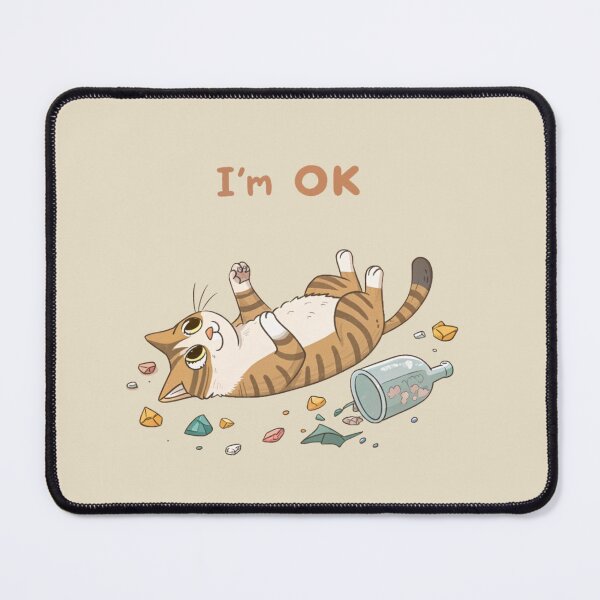 Item preview, I'm OK Clumsy Cat designed and sold by SignumShop.