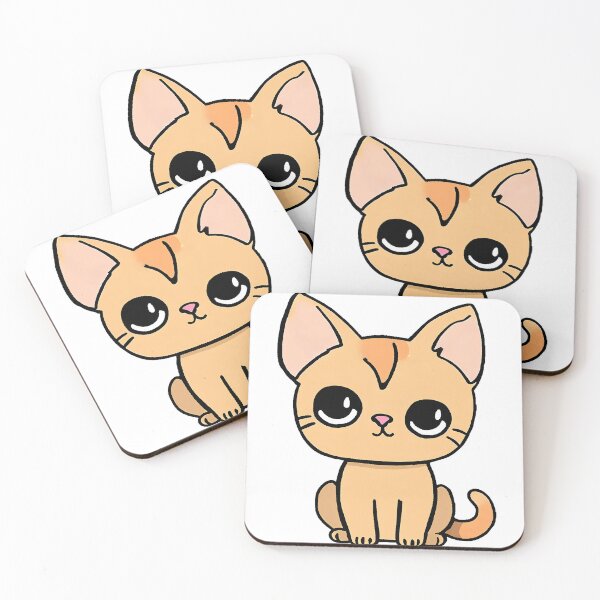 Item preview, Kawaii Abyssinian Kitten designed and sold by CuteAndAesthetic.