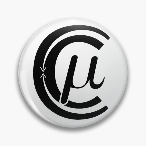 Item preview, Muon Collider Logo (Black & White) designed and sold by muon-collider.