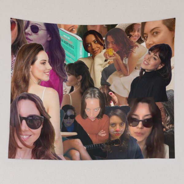Item preview, Aubrey Plaza collage  designed and sold by natswinter.