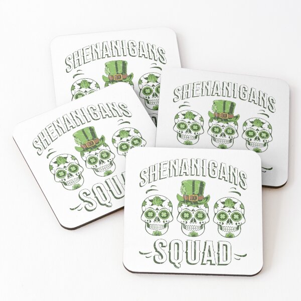 Item preview, Shenanigans Squad funny design  - St. Patrick's Day Party Festive St. Paddy's Day designed and sold by SmartProof Branding.