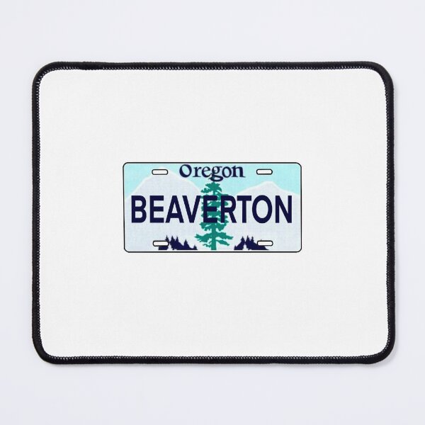 Item preview, Beaverton Oregon License Plate designed and sold by delmarvastickers.