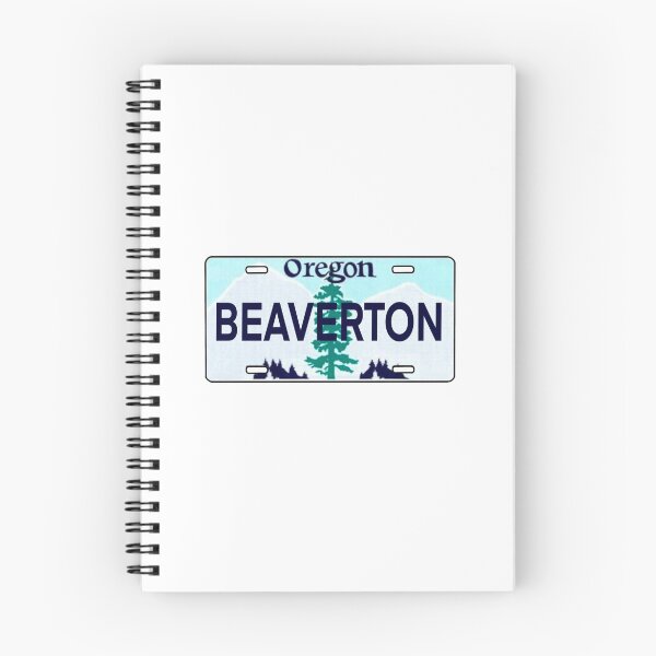 Item preview, Beaverton Oregon License Plate designed and sold by delmarvastickers.