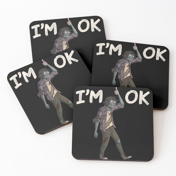 Item preview, I'm OK Zombie Thumbs-Up designed and sold by SignumShop.