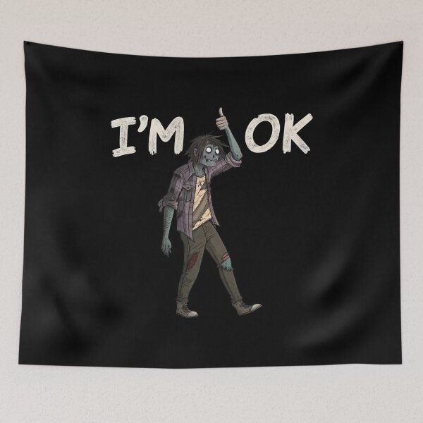 Item preview, I'm OK Zombie Thumbs-Up designed and sold by SignumShop.