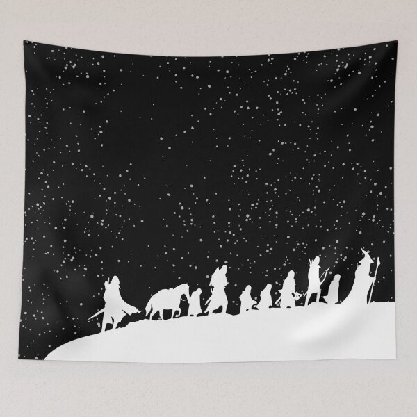 Item preview, LOTR Starry Night The Fellowship of the Ring designed and sold by humnoo.