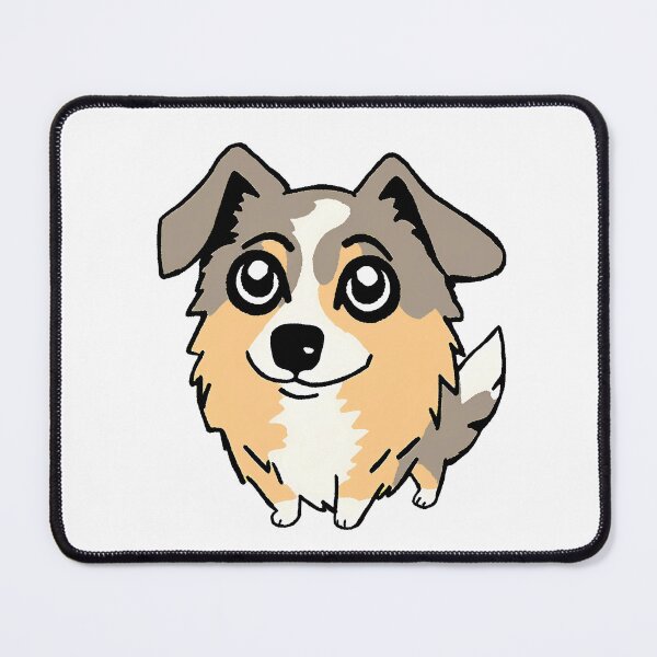 Item preview, Kawaii Australian Shepherd designed and sold by CuteAndAesthetic.