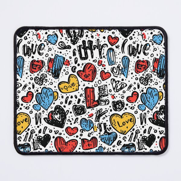 Item preview, Dynamic love pattern on contrasting backgrounds designed and sold by Piotrek0001.