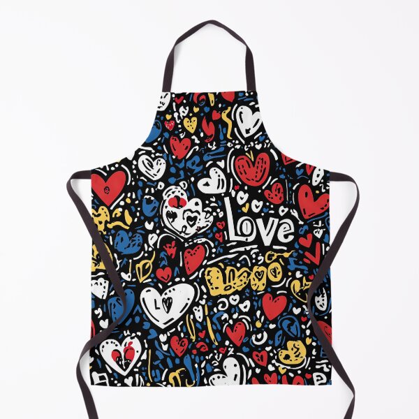 Item preview, Playful love-themed hearts in bright graffiti colors designed and sold by Piotrek0001.