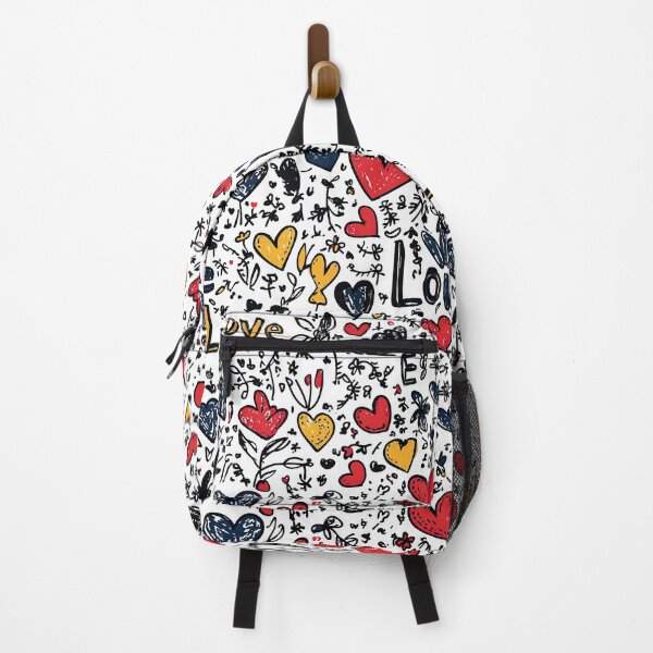 Item preview, Colorful hearts and love text in dynamic graffiti designed and sold by Piotrek0001.