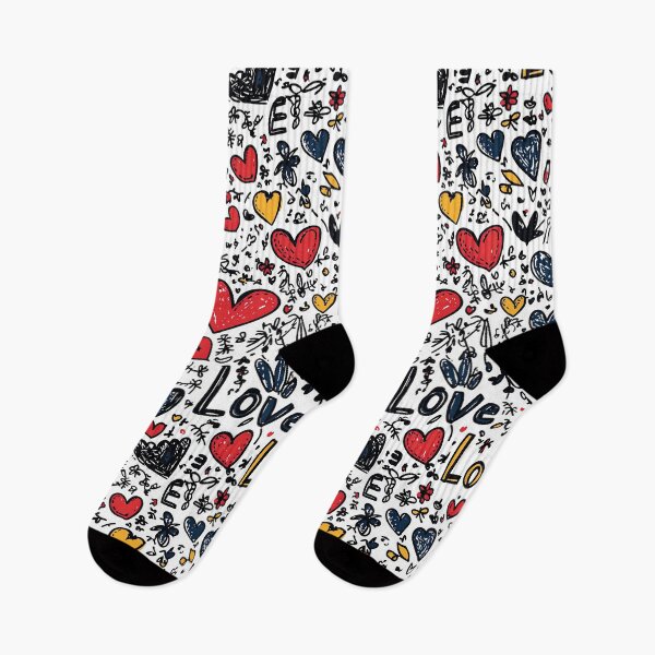 Item preview, Colorful hearts and love text in dynamic graffiti designed and sold by Piotrek0001.