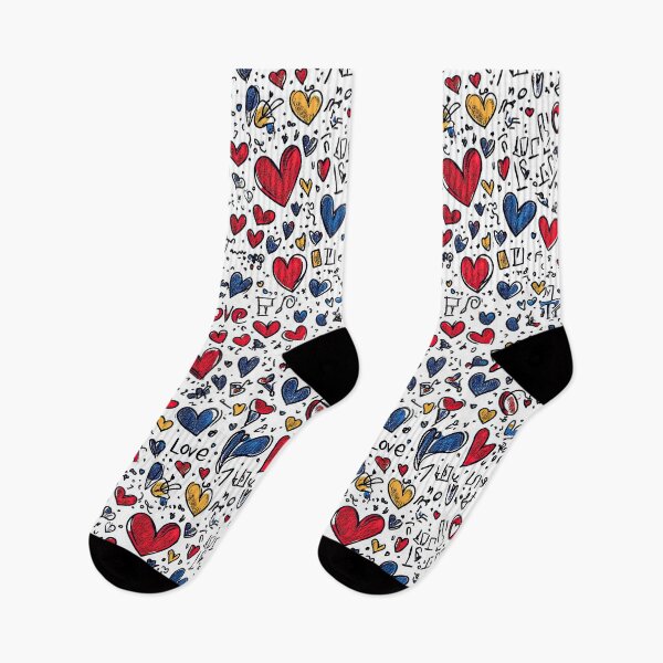 Item preview, Multicolored graffiti hearts and love-inspired designs designed and sold by Piotrek0001.