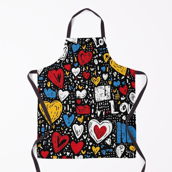 Item preview, Urban love graffiti with bold abstract heart patterns designed and sold by Piotrek0001.