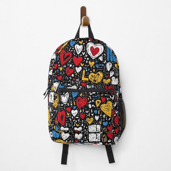 Item preview, Urban love graffiti with bold abstract heart patterns designed and sold by Piotrek0001.
