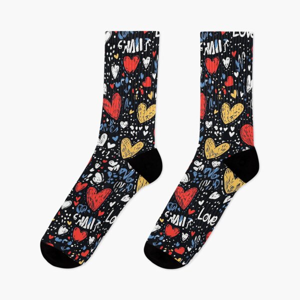 Item preview, Graffiti-inspired vibrant hearts and dynamic compositions designed and sold by Piotrek0001.