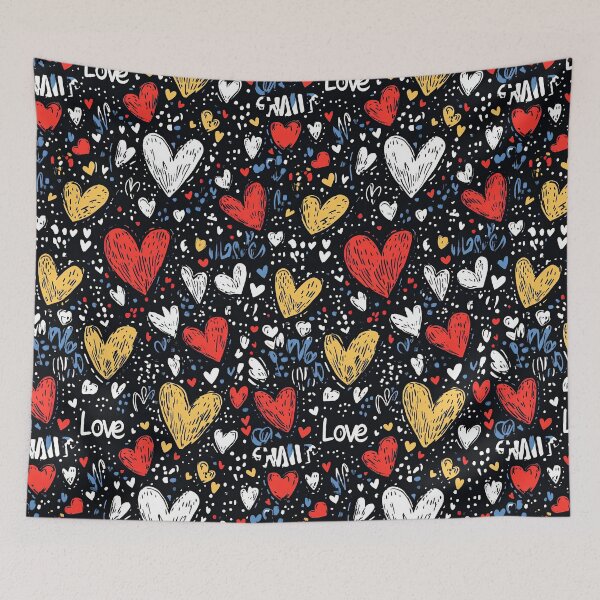 Item preview, Graffiti-inspired vibrant hearts and dynamic compositions designed and sold by Piotrek0001.