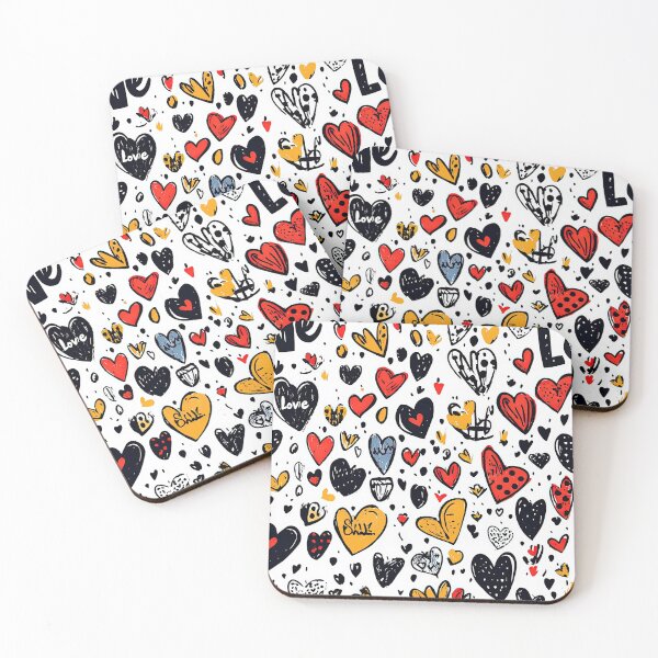 Item preview, Dynamic graffiti hearts with striking color contrasts designed and sold by Piotrek0001.