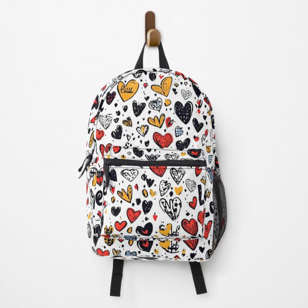 Item preview, Dynamic graffiti hearts with striking color contrasts designed and sold by Piotrek0001.