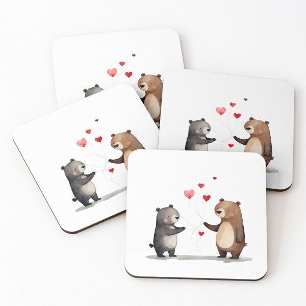 Item preview, Watercolor bear, watercolor bear, valentine day, love, adorable animals designed and sold by Victoria Riabov.