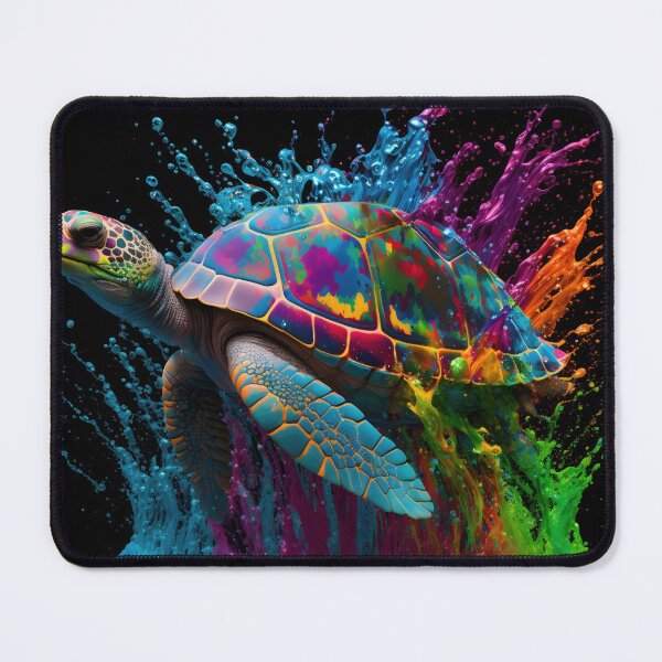 Item preview, Graffiti with a turtle on the wall with a splash, color art designed and sold by anytka.