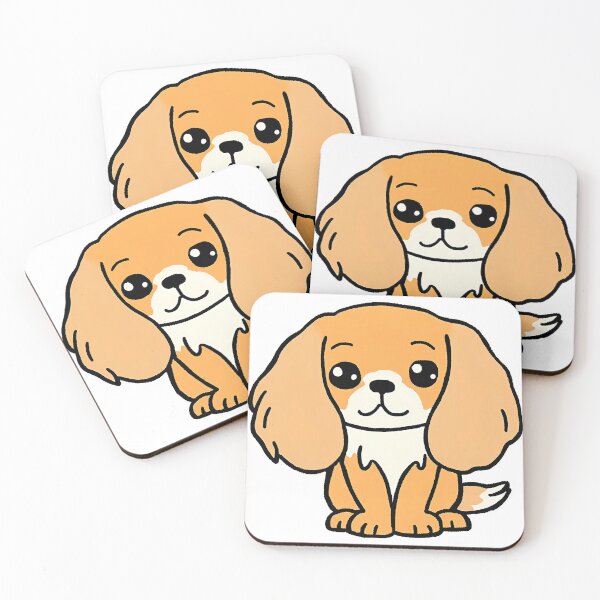 Item preview, Kawaii Cavalier King Charles Spaniel designed and sold by CuteAndAesthetic.