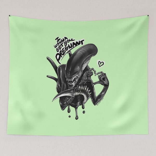 Item preview, Alien: I wanna get you pregnant designed and sold by Amanda Excell.