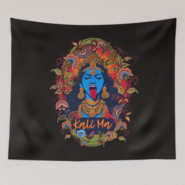 Item preview, Kali Ma Hindu Deity Floral Design designed and sold by Amandajoy333.