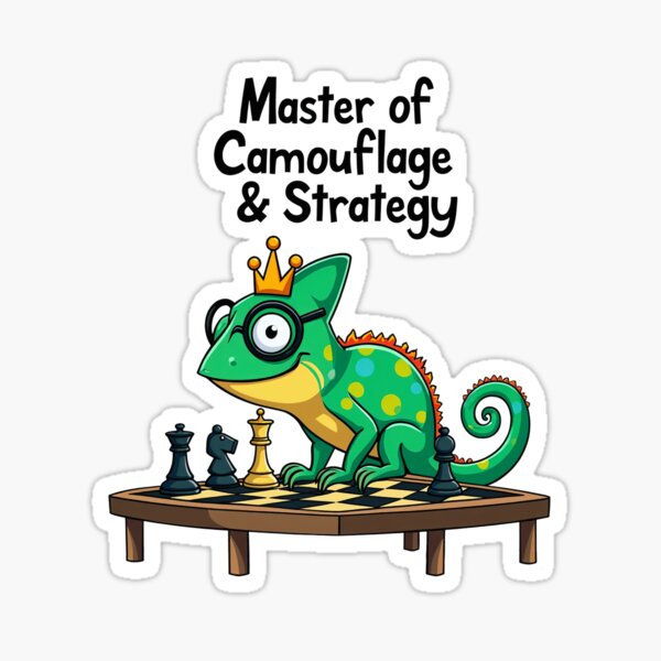 Artikel-Vorschau von Chamäleon – Meister der Tarnung und Strategie, designt und verkauft von Bulwshop.